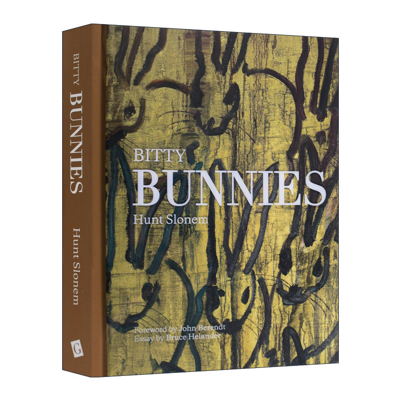 抽象绘画小兔子画集 英文原版 Bitty Bunnies Hunt Slonem国际知名艺术大师亨特·斯隆印象主义 精装 英文版 进口英语原版书籍
