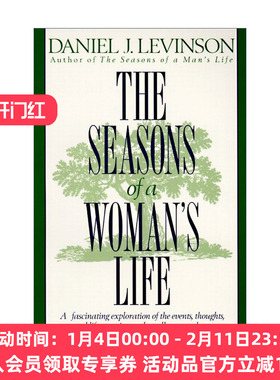 女人的生命四季 英文原版 Seasons of a Woman's Life The 女性健康 Daniel Levinson 英文版 进口英语原版书籍