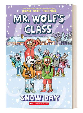 英文原版 Snow Day Mr. Wolf’s Class 5 老狼先生的教室5 儿童漫画小说 英文版 进口英语原版书籍
