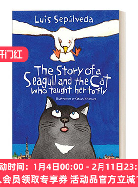 教海鸥飞行的猫 英文原版 The Story of a Seagull and the Cat Who Taught Her to Fly 智利作家路易斯·塞普尔维达 英文版进口书