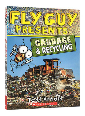 华研原版 苍蝇小子垃圾循环 英文原版 Fly Guy Presents Garbage and Recycling Scholastic Reader 学乐分级读本2级 英文版进口书