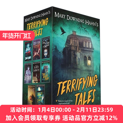 英文原版 Terrifying Tales 8-Book Box Set 鬼故事8册套装 Mary Downing Hahn 英文版 进口英语原版书籍
