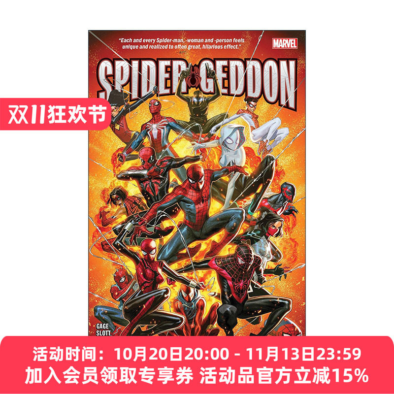 英文原版 Spider-Geddon 蜘蛛侠末日 漫威大事件 漫画 Christos Gage 英文版 进口英语原版书籍