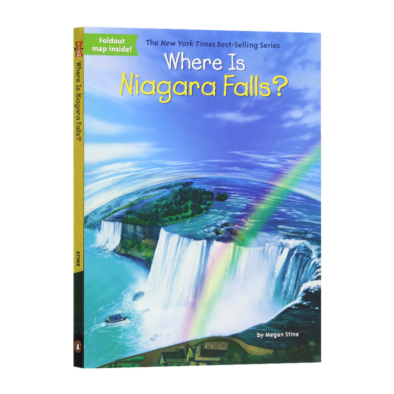 【单本】尼亚加拉大瀑布在哪 英文原版 Where Is Niagara Falls 英文版儿童英语桥梁章节书 进口原版学生课外读物书籍