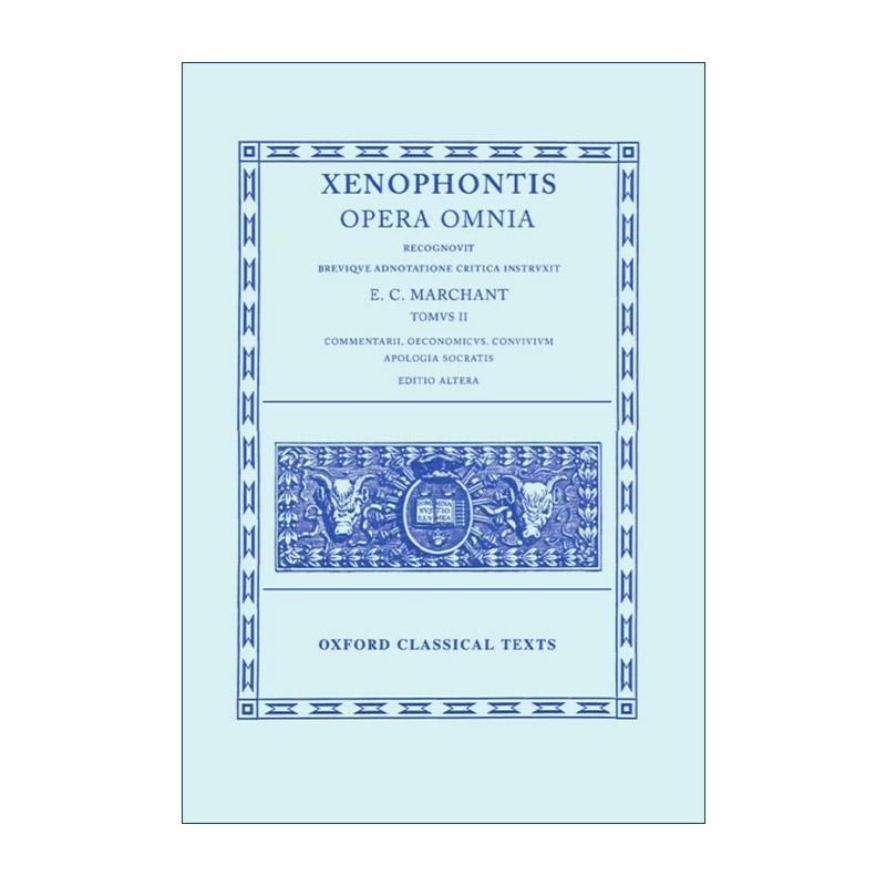 英文原版 Xenophon II Libri Socratici 色诺芬 回忆苏格拉底 牛津古典文本系列 精装 英文版 进口英语原版书籍