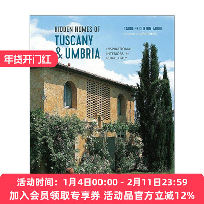 英文原版 Hidden Homes of Tuscany and Umbria 托斯卡纳和翁布里亚的隐秘之家 精装 英文版 进口英语原版书籍