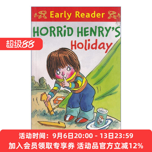 亨利的假期  英文原版 Horrid Henry's Holiday 英文版 进口英语原版书籍