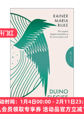 英文原版 Duino Elegies 杜伊诺哀歌 里尔克 英文版 进口英语原版书籍