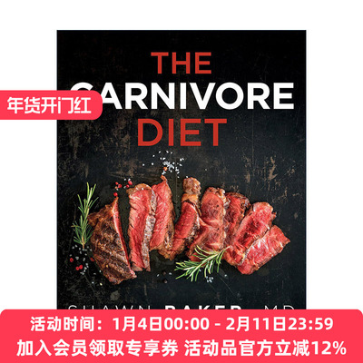 英文原版 The Carnivore Diet 食肉动物饮食食谱 减缓关节疼痛 改善消化系统 健康指南 Shawn Baker英文版 进口英语原版书籍