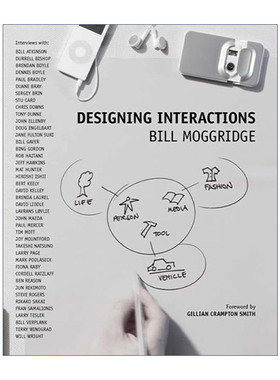 关键设计报告 英文原版 Designing Interactions The MIT Press 改变过去影响未来的交互设计法则 Bill Moggridge 精装 进口书籍