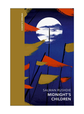英文原版 Midnight's Children 午夜之子 萨尔曼·鲁西迪 布脊经典系列 Vintage Quarterbound Classics 英文版 进口英语原版书籍