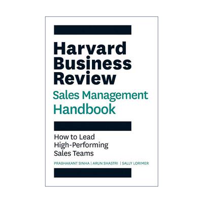 英文原版 Harvard Business Review Sales Management Handbook 哈佛商业评论销售管理手册 英文版 进口英语原版书籍