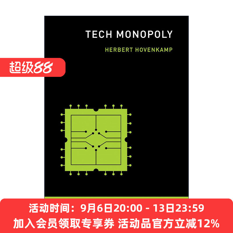 英文原版 Tech Monopoly The MIT Press 科技垄断 美国司法部约翰·谢尔曼奖得主Herbert Hovenkamp 英文版 进口英语原版书籍图片