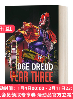 英文原版小说 Judge Dredd Year Three 特警判官3 英文版 进口英语原版书籍