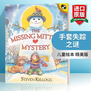 英文原版 The Missing Mitten Mystery 手套失踪之谜 儿童绘本 Steven Kellogg 英文版 进口英语原版书籍