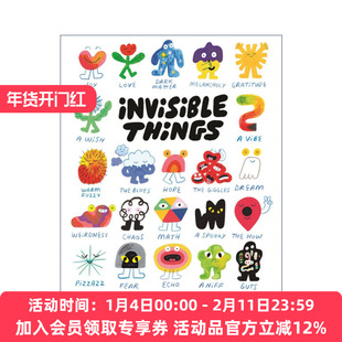 看见看不见 英文原版 Invisible Things 精装图画书 儿童的感知与感受 英文版 进口英语原版书籍
