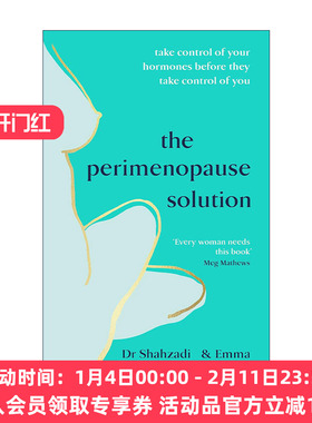 英文原版 The Perimenopause Solution 更年期前期解决方案 做荷尔蒙的主人而不是奴隶 英文版 进口英语原版书籍
