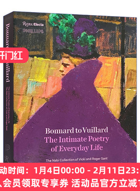 从博纳尔到维拉德 英文原版 Bonnard to Vuillard 纳比画派艺术 精装 后印象派Rizzoli 英文版 进口英语原版书籍
