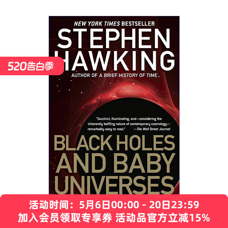 霍金讲演录  英文原版 Black Holes and Baby Universes Other Essays 黑洞 婴儿宇宙及其他 Stephen Hawking 英文版进口英语书