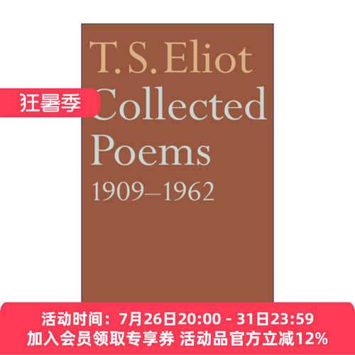 英文原版 Collected Poems 1909-1962 T.S.艾略特诗集 英文版 进口英语原版书籍