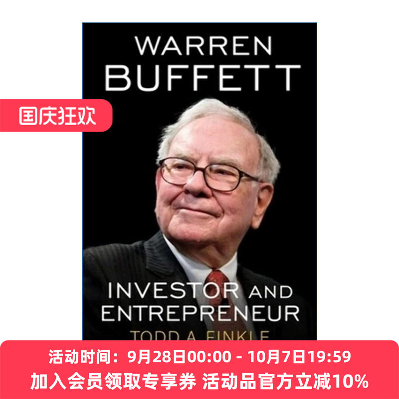 沃伦  英文原版 Warren Buffett 沃伦·巴菲特传记 投资者和企业家 Todd A. Finkle 精装 英文版 进口英语原版书籍