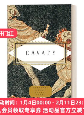 希腊现代诗人卡瓦菲斯诗选 英文原版 Cavafy Poems Everyman's Library Pocket Poets Series 人人图书馆精装收藏版 进口英语书籍