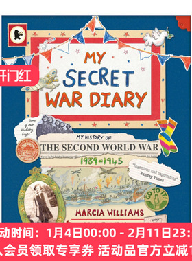 我的秘密战争日记  英文原版 My Secret War Diary by Flossie Albright 英文版 进口英语原版书籍