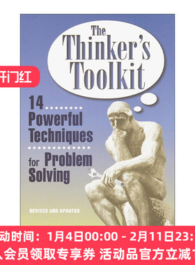 英文原版 The Thinker's Toolkit 思想者的工具箱 解决问题的14种强大技巧 决策指南 Morgan D. Jones 英文版 进口英语原版书籍