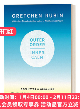 外界秩序与内心平静 英文原版 Outer Order Inner Calm The Happiness Project作者Gretchen Rubin断舍离幸福计划哲学精装进口书