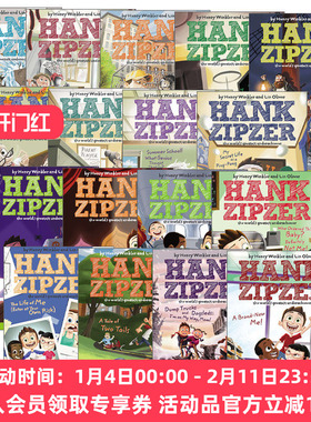 英文原版 Hank Zipzer 汉克历险记系列17册 青少年幽默搞笑校园成长章节小说 Henry Winkler 英文版 进口英语原版书籍