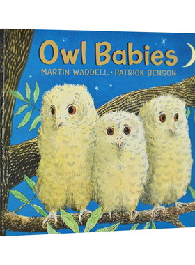 英文原版 Owl Babies 小猫头鹰 0-3岁幼儿儿童动物主题哄睡绘本 睡前故事 纸板书 英文版 进口英语原版书籍
