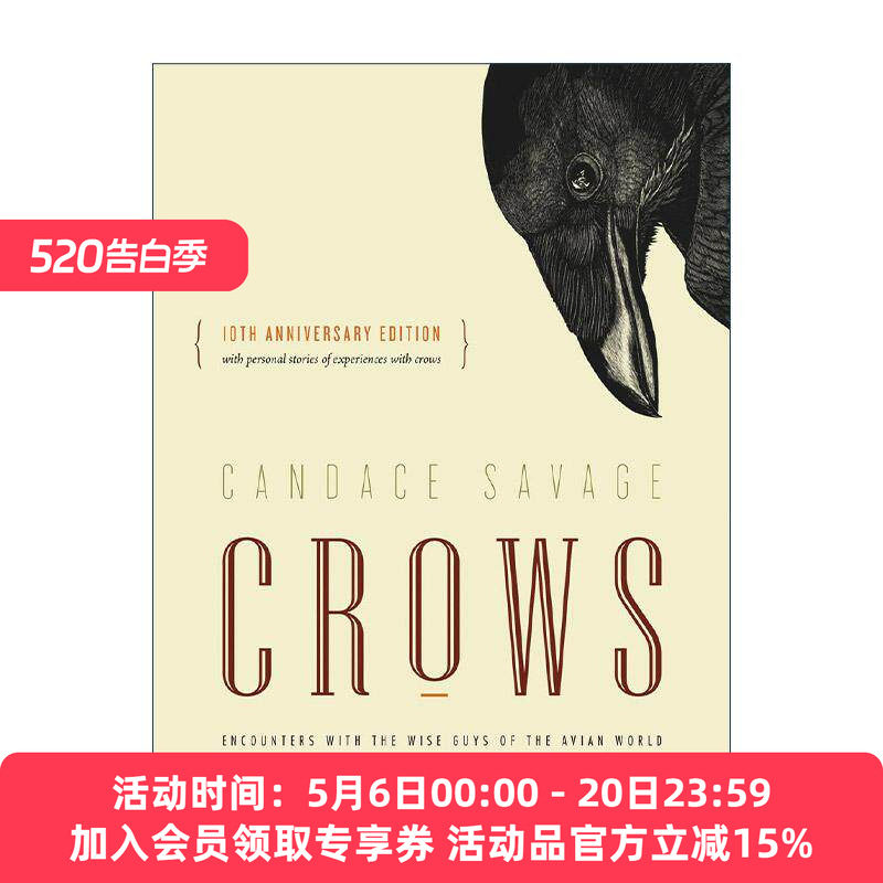 英文原版 Crows 乌鸦简史 重新认识鸟类世界的智者 Candace Savage 英文版 进口英语原版书籍
