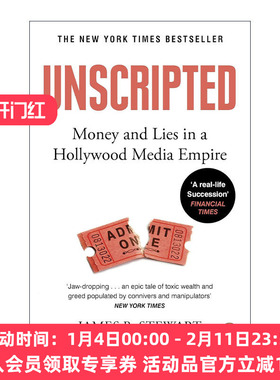 英文原版 Unscripted 无脚本 好莱坞巨头派拉蒙公司与雷德斯通家族斗争密事 英文版 进口英语原版书籍