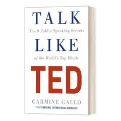 英文原版 Talk Like TED 像TED一样演讲 演讲的力量 世界优秀人物的9个公开演讲秘诀 成功励志书籍 卡迈恩加洛 英文版进口英语书