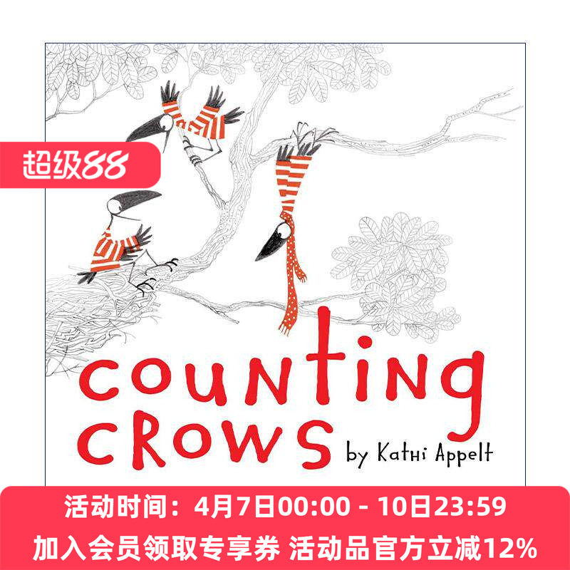 英文原版 Counting Crows 数牛 精装 纽伯瑞奖得主凯西·阿贝特 英文版 进口英语原版书籍