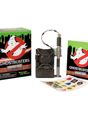 捉鬼敢死队周边 英文原版 Ghostbusters Proton Pack and Wand 英文版 进口英语原版书籍