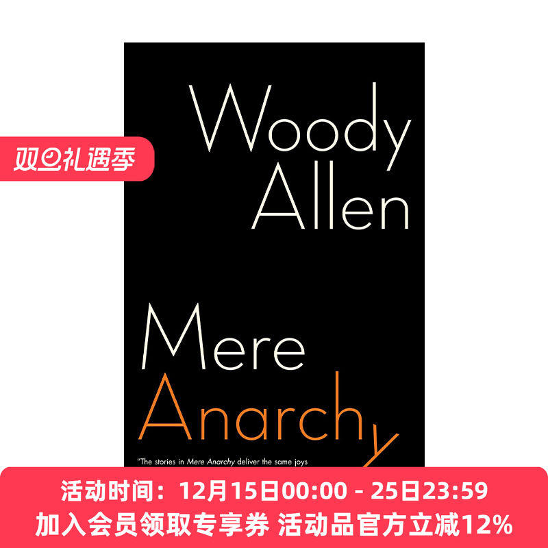 英文原版 Mere Anarchy 乱象丛生 Woody Allen伍迪·艾伦 英文版 进口英语原版书籍
