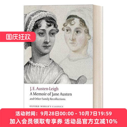 英文原版 A Memoir of Jane Austen and Other Family Recollections 简·奥斯汀回忆录 和其他家族记忆 英文版 进口英语原版书籍