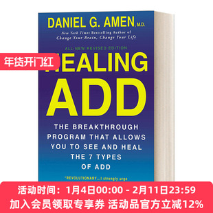 英文原版 Healing ADD Revised Edition 注意 你可能患了注意力缺失症 全新策略疗愈七种ADD 修订版 Daniel G Amen 进口英语书籍