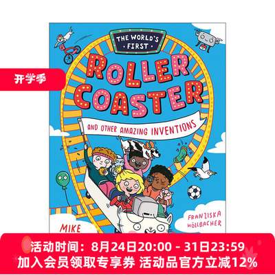 英文原版 The World’s First Rollercoaster 过山车及其余事物的发明故事 蓝彼得图书奖得主Mike Barfield 进口英语原版书籍
