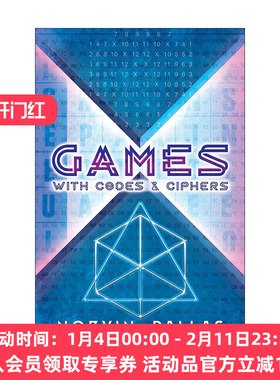 英文原版 Games with Codes and Ciphers 代码与密码的游戏 数学谜题 福尔摩斯 脑静急转弯 Norvin Pallas 英文版进口英语原版书籍