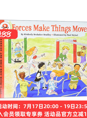 力量使事物移动 英文原版 Let's Read and Find Out 2 Forces Make Things Move 英文版 进口英语原版书籍