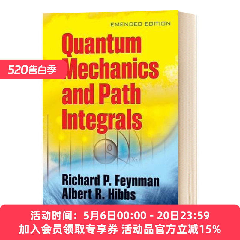 华研原版 量子力学与路径积分 英文原版 Quantum Mechanics and Path Integrals 英文版进口原版英语书籍