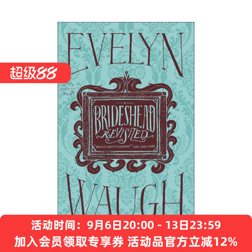 英文原版 Brideshead Revisited 旧地重游 故园风雨后 伊夫林·沃 英文版 进口英语原版书籍