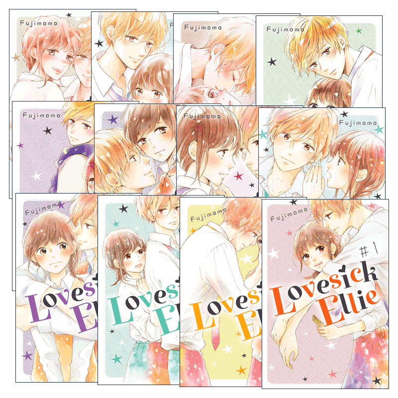 现货 英文原版 Lovesick Ellie 烦恼着恋爱的惠莉系列12册 同名电影原著漫画 Fujimomo藤もも 英文版 进口英语原版书籍