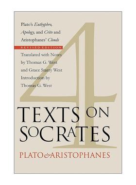 英文原版 Four Texts on Socrates 关于苏格拉底的四个文本 游叙弗伦篇 申辩篇 克里托篇 及阿里斯托芬的喜剧云 进口英语原版书籍