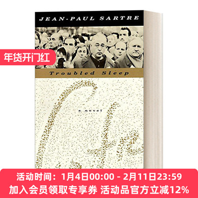 英文原版小说 Troubled Sleep 失眠 Jean-Paul Sartre让-保罗·萨特 英文版 进口英语原版书籍