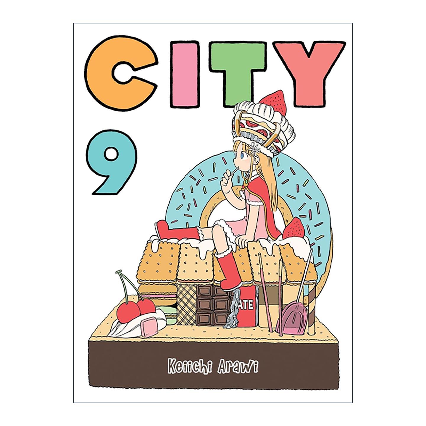 英文原版 City 09 城 卷九 搞笑漫画 日常作者Keiichi Arawi新井圭一 英文版 进口英语原版书籍
