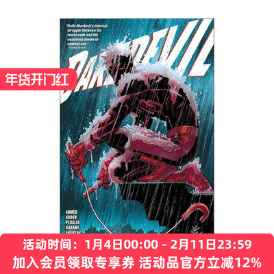 英文原版 Daredevil by Saladin Ahmed Vol.1 Hell Breaks Loose 超胆侠 卷一 地狱爆发 漫威漫画 英文版 进口英语原版书籍