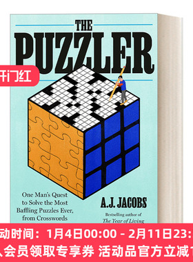 谜题 英文原版 The Puzzler 解决有史以来令人困惑的谜题，从填字到拼图游戏 传记 A.J. Jacobs 精装 英文版 进口书籍